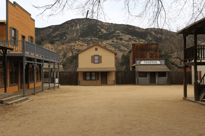 Paramount Ranch's Western Town Ruins