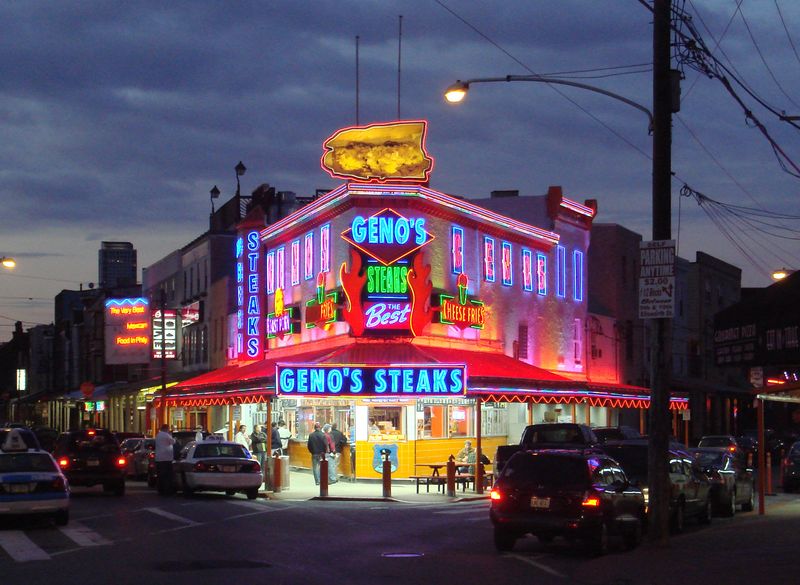 Local Rivalry: Geno’s Steaks