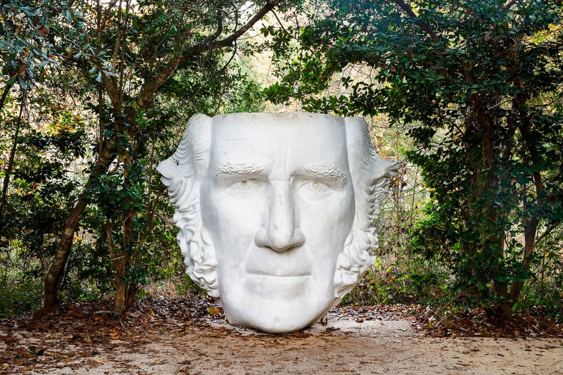The Giant Head Of Sam Houston 
