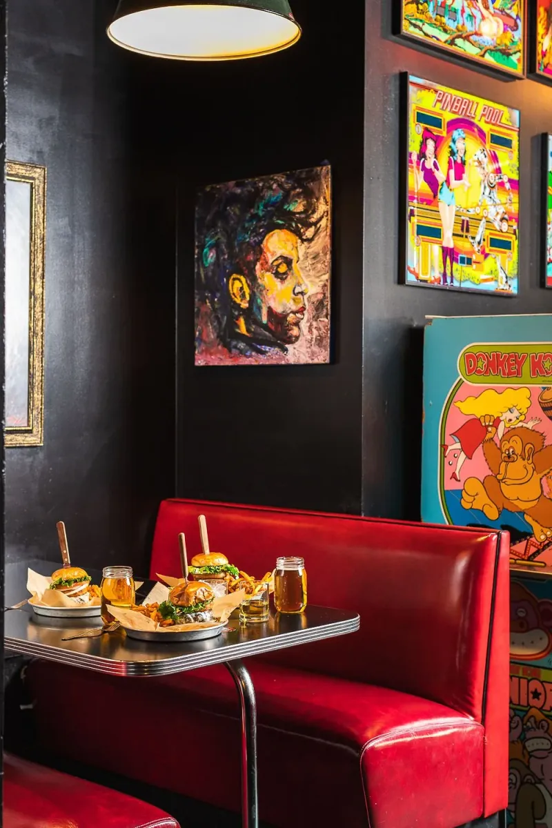 Stella's Lounge: Arcade Games and Award-Winning Burgers