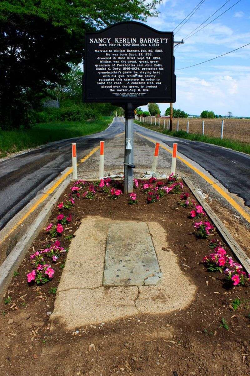 Grave in the Middle of the Road