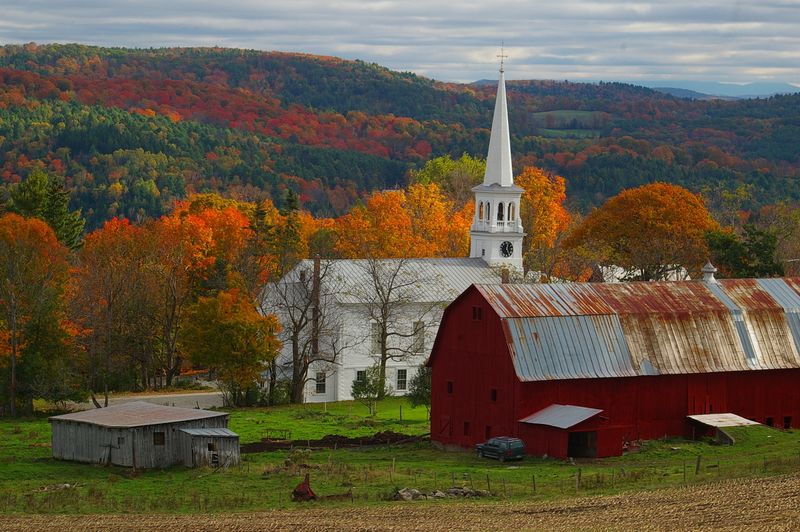 Peacham Village's Quintessential New England Charm