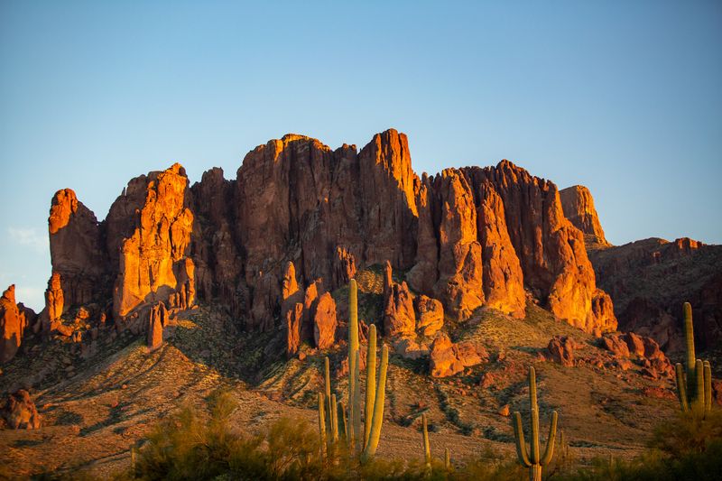 Superstition Mountains and Lost Dutchman State Park
