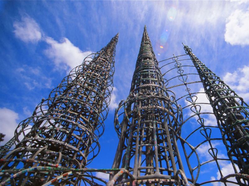 Watts Towers in Los Angeles