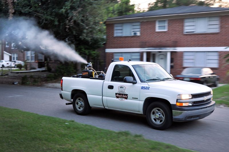 Local Mosquito Control Trucks Signal Surrender
