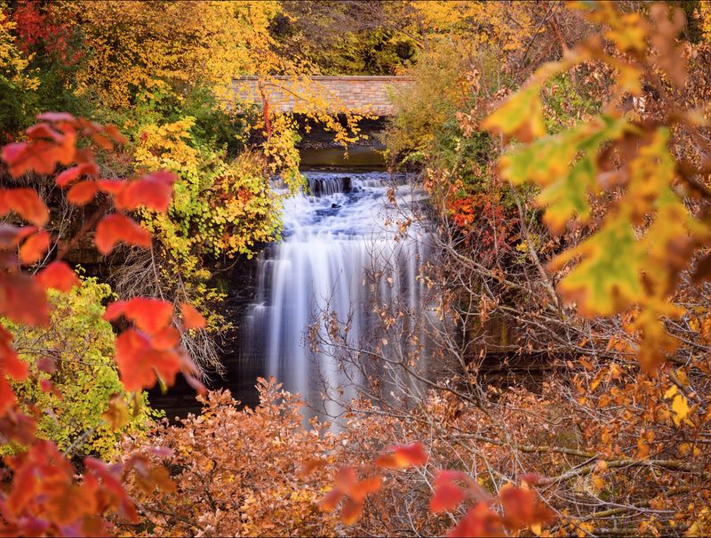 Cascading Beauty At Minnehaha Falls