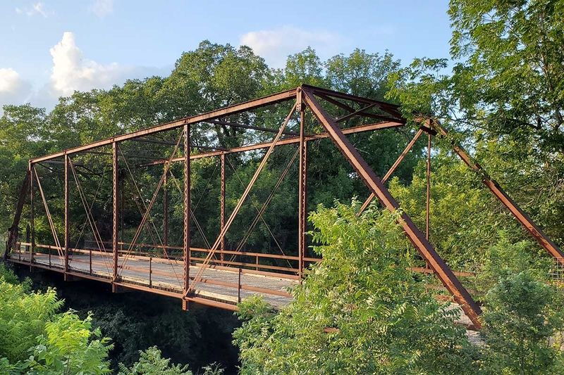 Medina River Bridge At Bandera