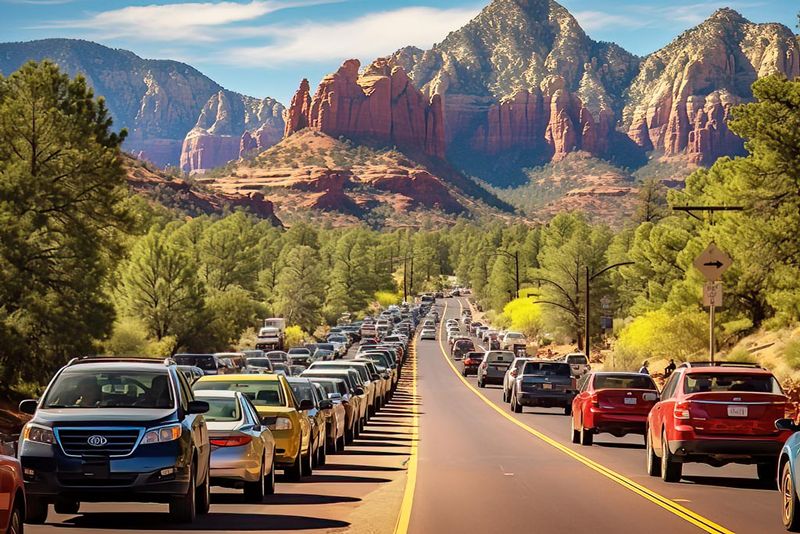 Sedona: Red Rock Beauty Now Crowded With Traffic