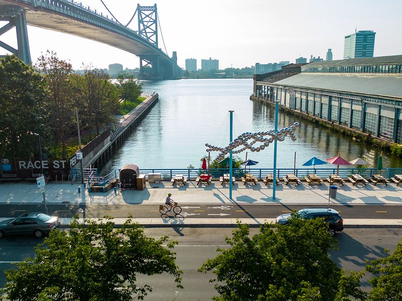Philadelphia, the vanished wharves of Penn’s Landing
