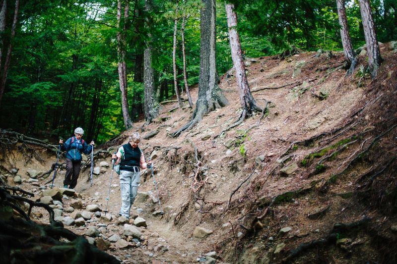 Trail Erosion From Overcrowding