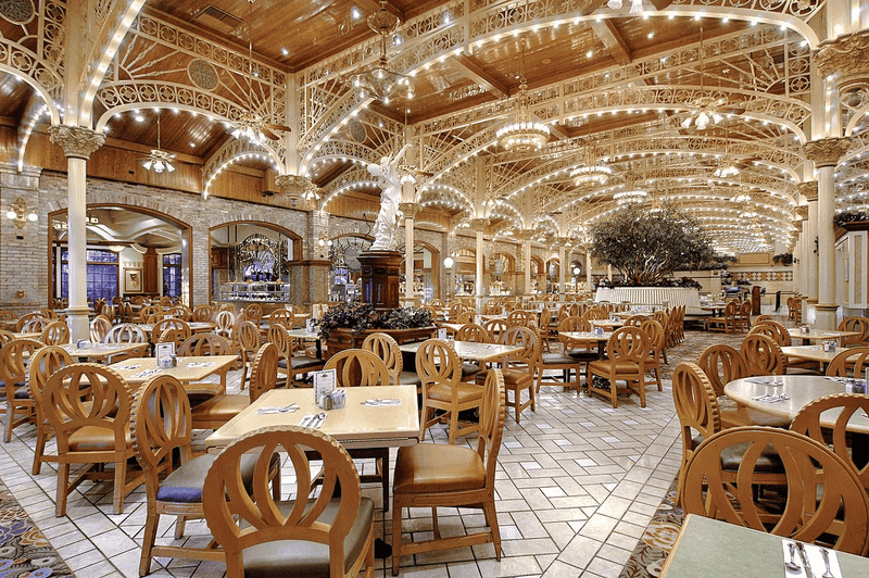 Garden Court Buffet at Main Street Station Downtown