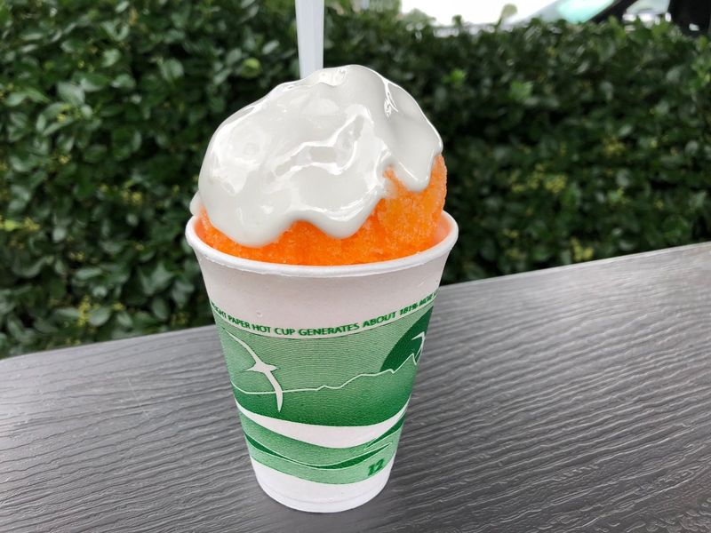 They Put Marshmallow Cream on a Snow Cone