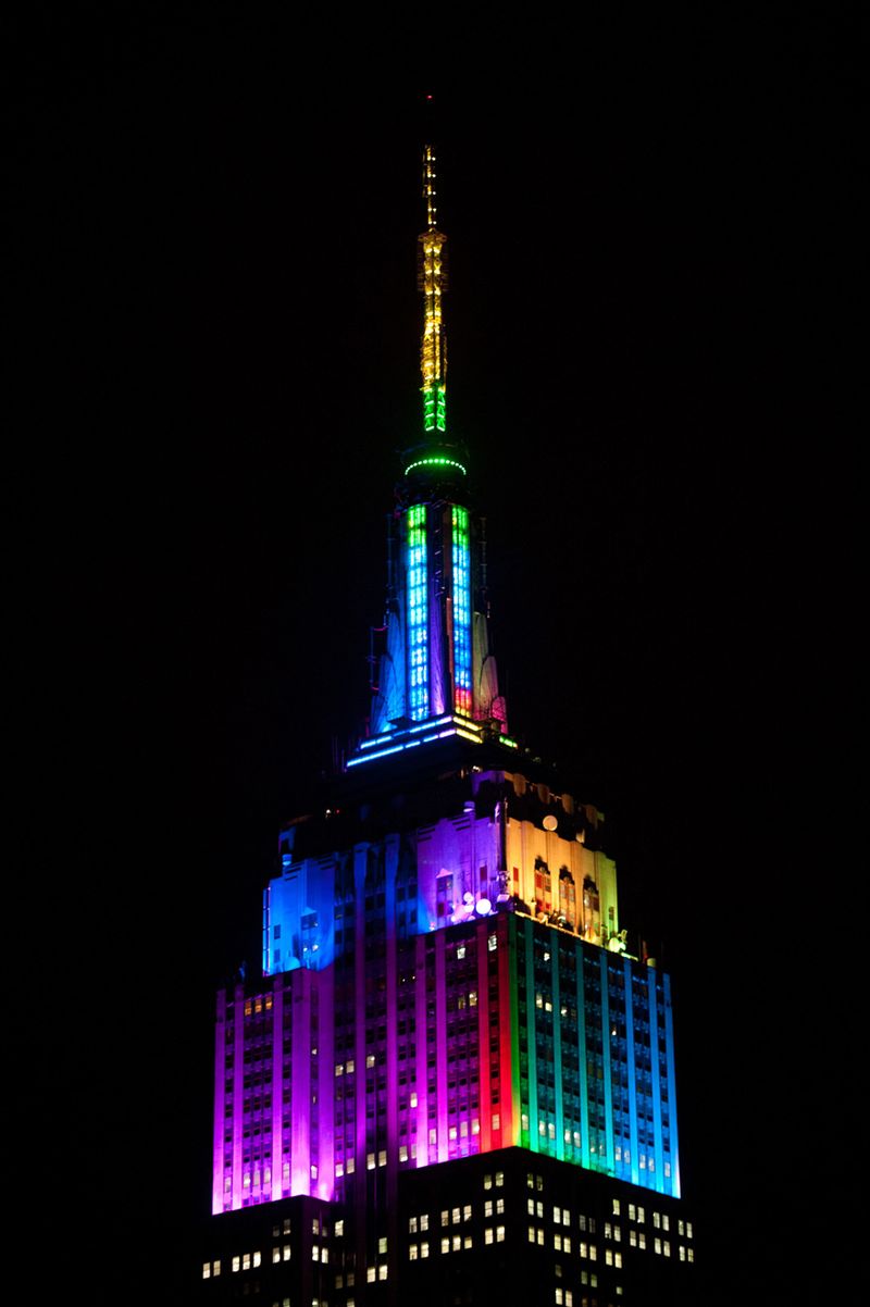Empire State Building's New Light Show