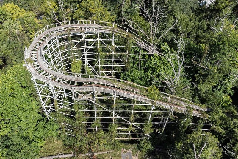 The Iconic Cyclone Roller Coaster Still Stands