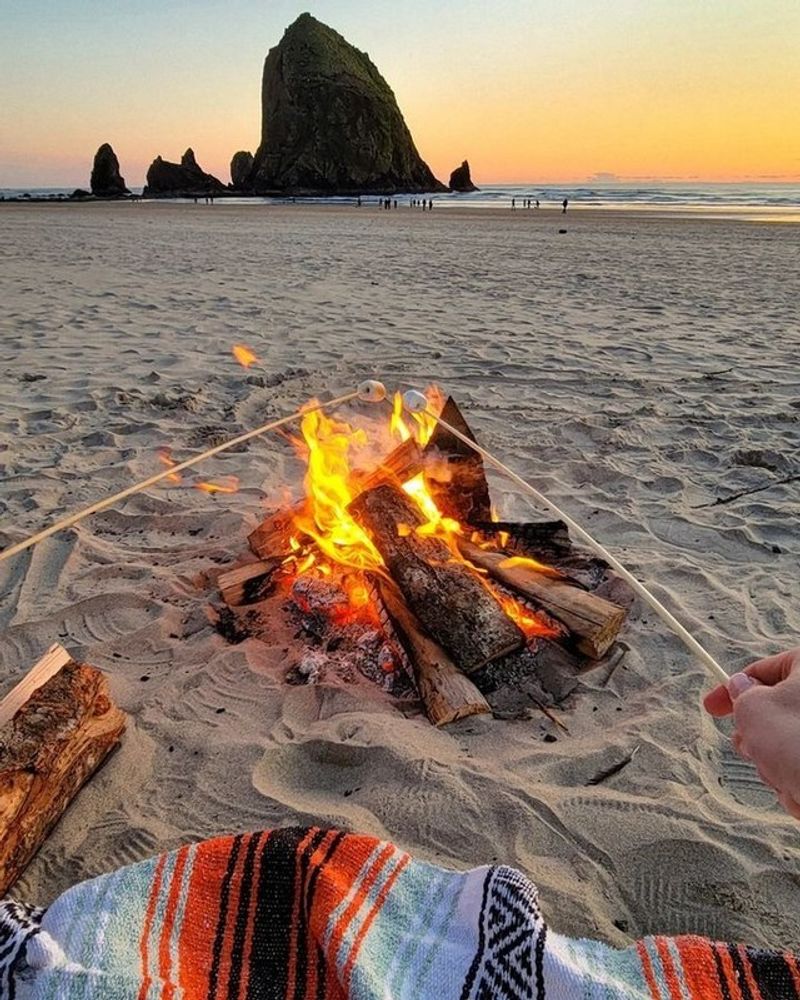 Sunsets and Bonfires by the Sea