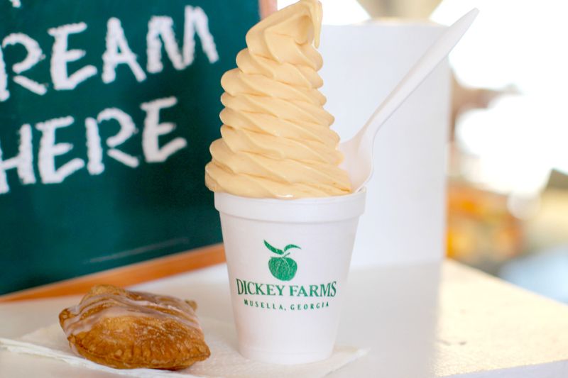 The Star of the Show: Peach Ice Cream