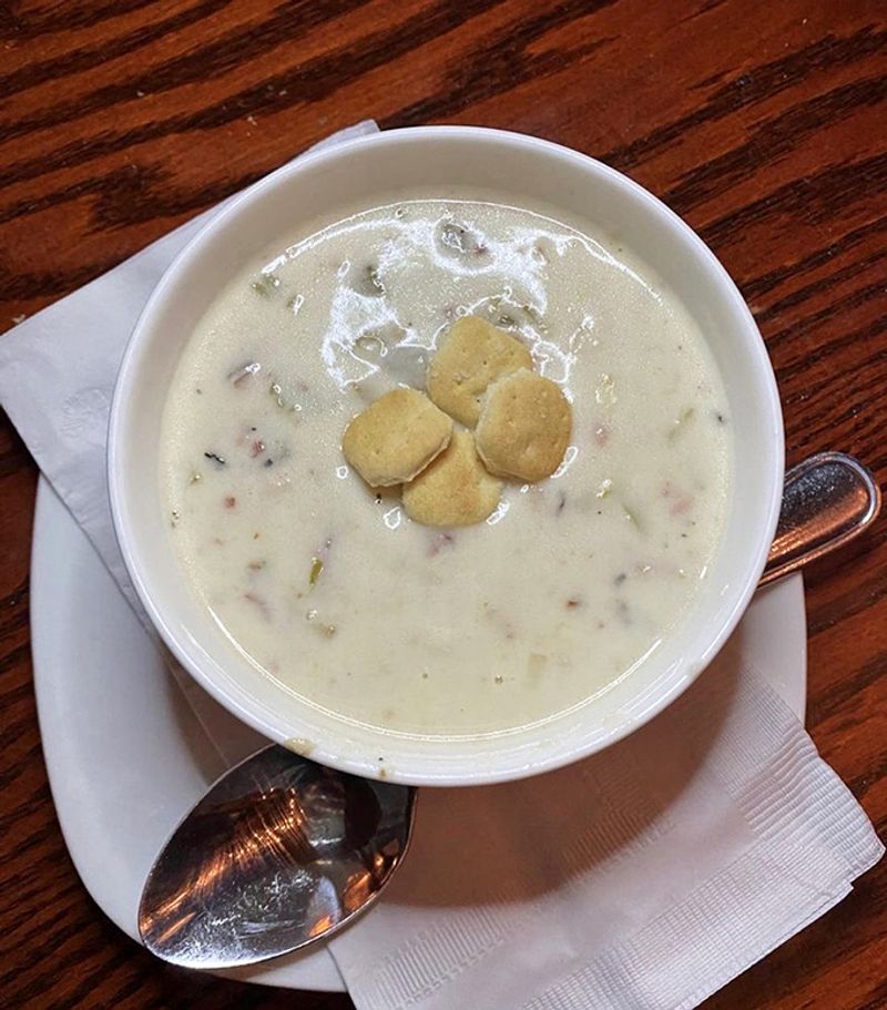 The Legendary Creamy Clam Chowder