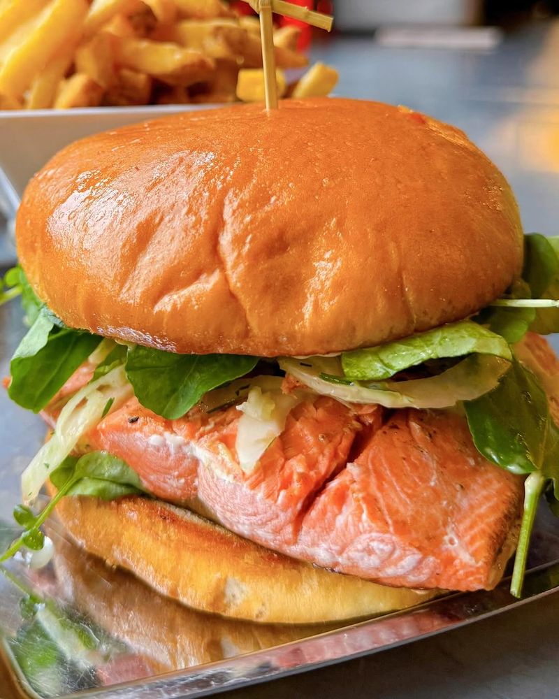 The Legendary Salmon Burger
