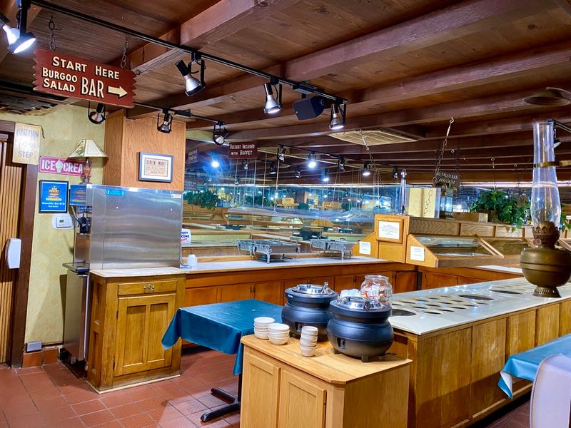 The buffet feels like a local gathering, not a tourist stop