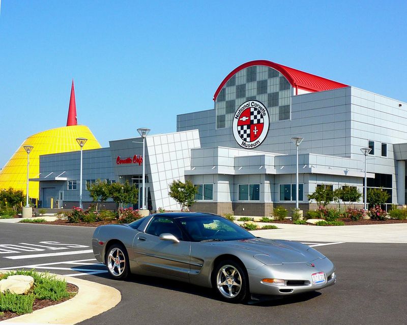 Giant Glass and Neon at the National Corvette Museum