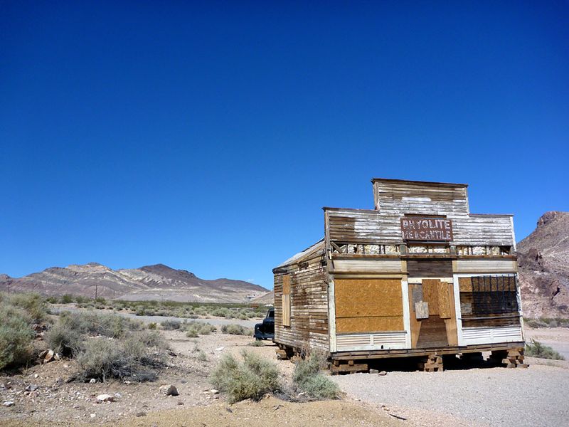 The Ghostly Town of Rhyolite