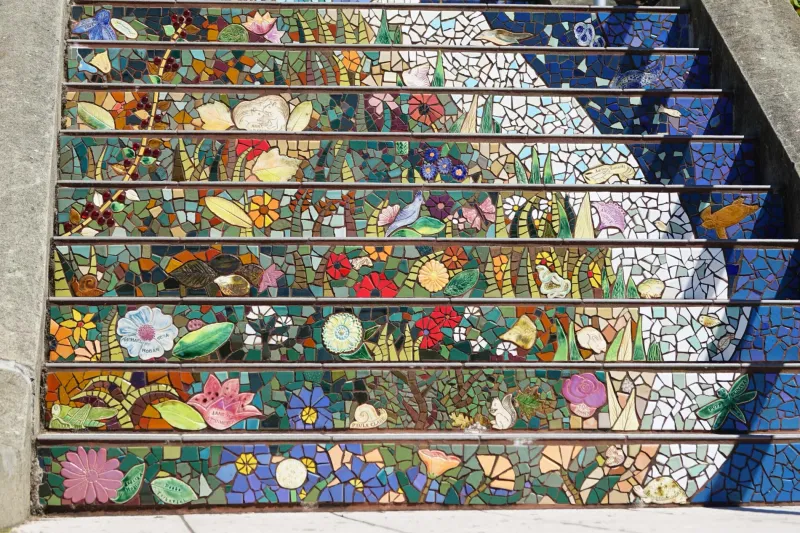 Why Mosaic Stairways Blend Art and Travel Perfectly