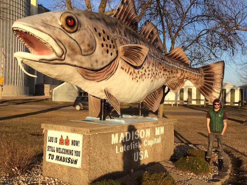 Madison's Lutefisk Monument