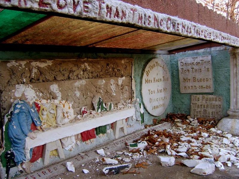 The Decaying Garden of Eden Display