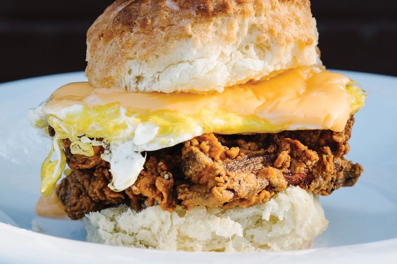 Fried Chicken Biscuits