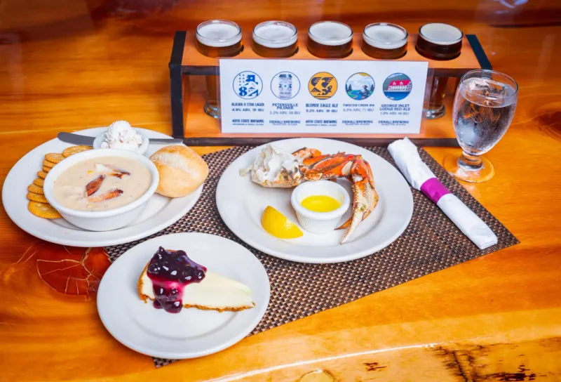 Alaskan Blueberry Cheesecake Finale