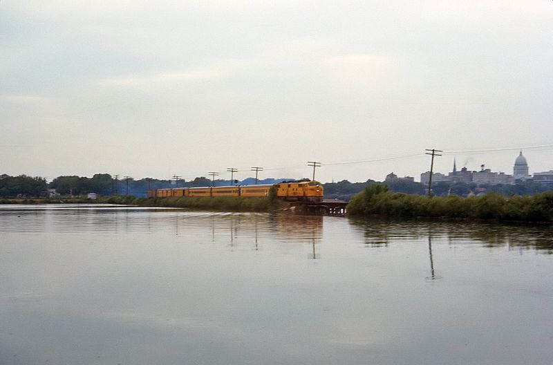 Arrival by Rail and Paddle