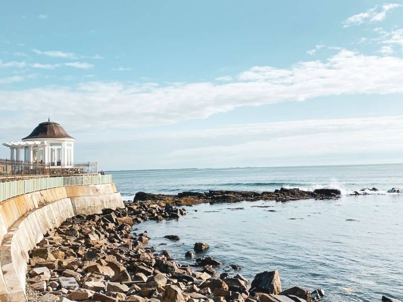 Easton’s Beach and Nearby Rocks, Newport