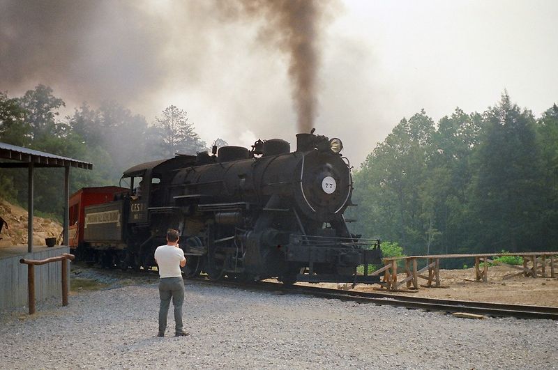 Locomotive #77 And The Trail Of Steel