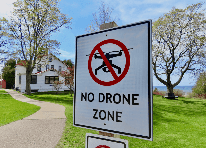 Drone Flying Restrictions Over Tourist Areas