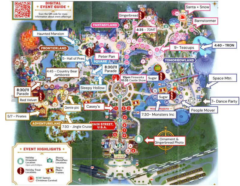 Party Maps and Crowd Flow