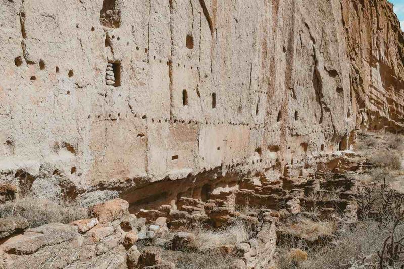 Eroded Trails at Bandelier National Monument
