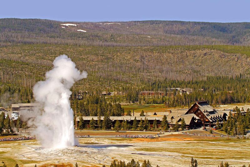 Old Faithful Day-Use Lots, Yellowstone National Park