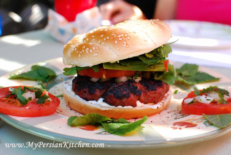 Persian Spices Give This Burger Unexpected Flavor