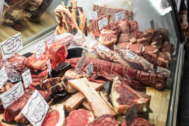 Butcher counters as experiential stops