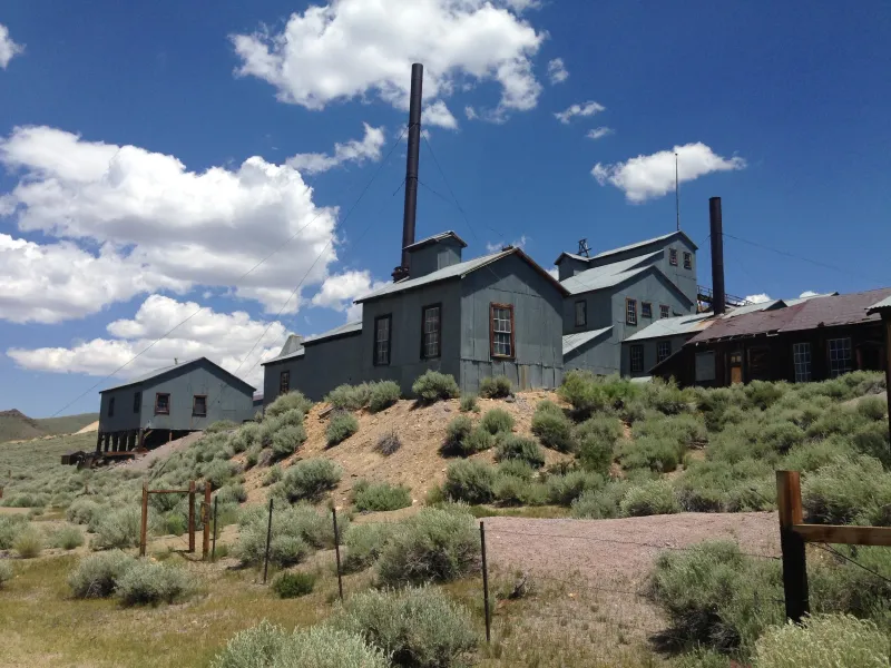 Mining Equipment Frozen in Place