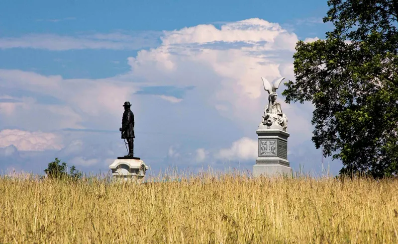 Commercialization around Gettysburg National Military Park
