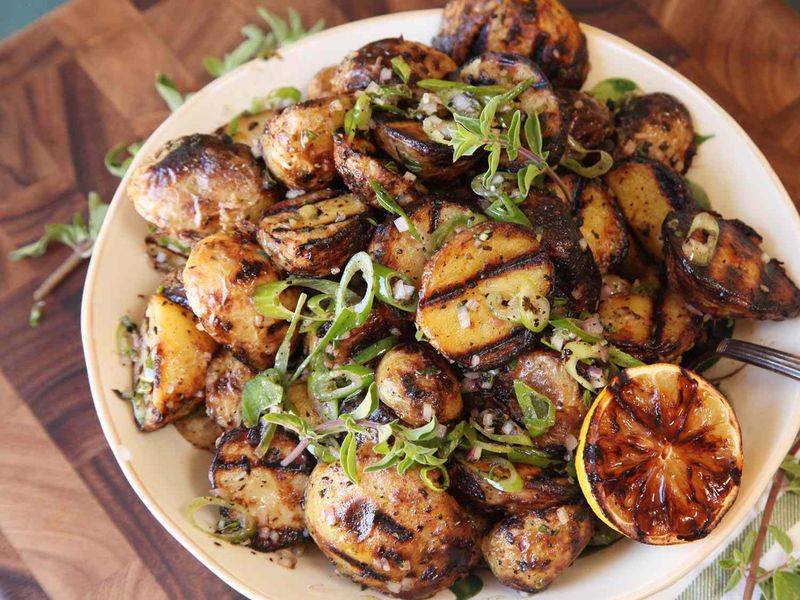 The Unique Grilled Potato Salad