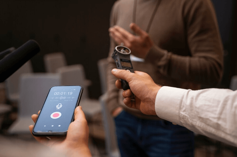 Recording a Confrontation