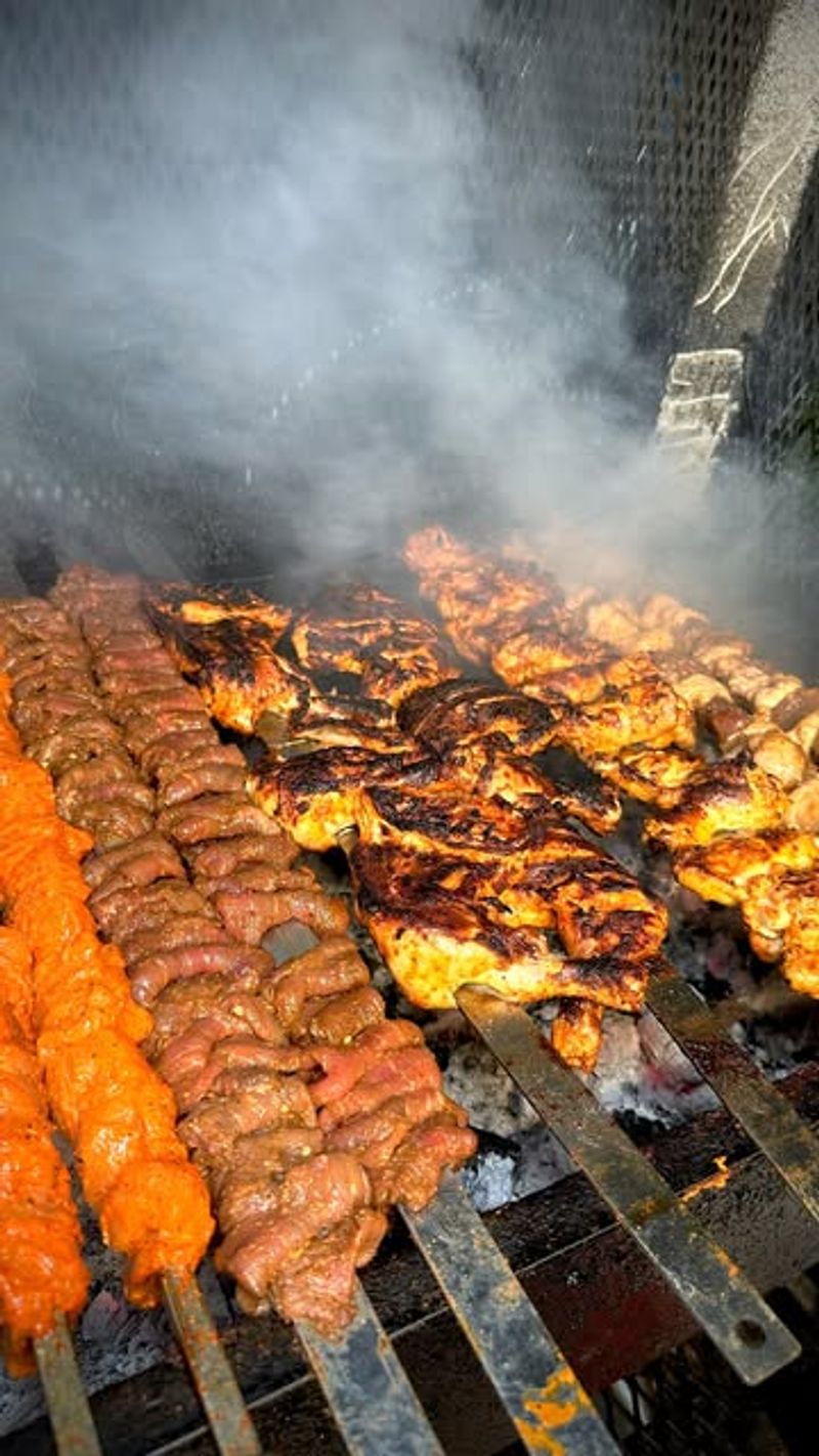 Kabobs Blending Spice and Smoke