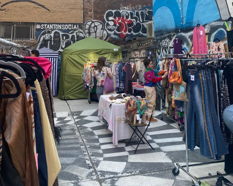 Layered neighborhoods with their own thrift identity