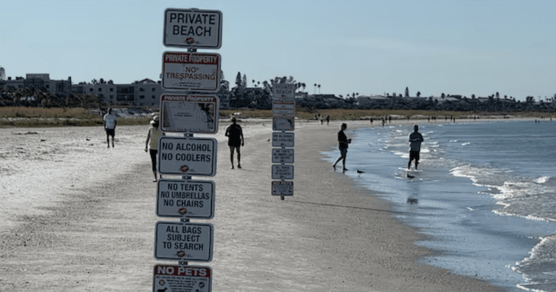 Violating Closed Park and Pier Hours