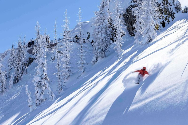 The Search for Better Snow (Less Skier Density)