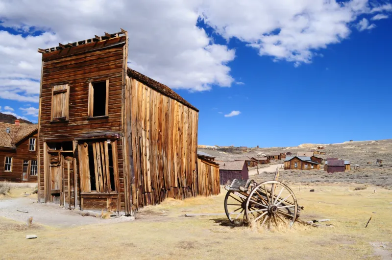 Bodie Texas: Signage and Wood from Collapsed Structures