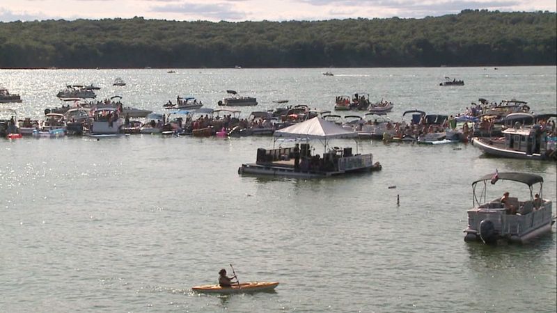 Lake Wallenpaupack - From Peaceful Waters to Boat Parking Lot