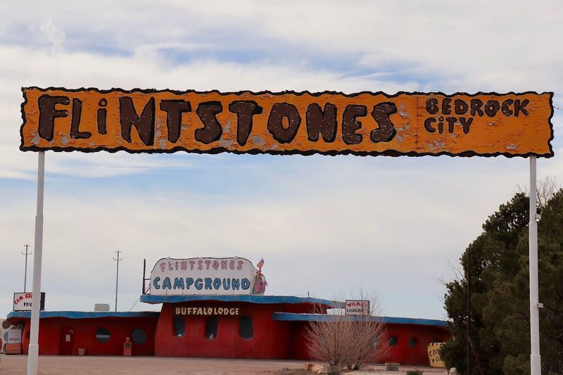 Faded Signs Pointing To Nowhere